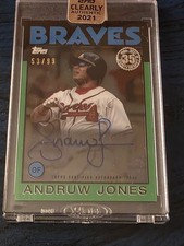 2021 Topps Clearly Authentic Autographs Topps Baseball Andruw Jones