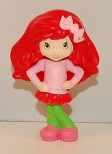 2010 Strawberry 3" McDonald's 5 Action Figure Toy Strawberry Shortcake