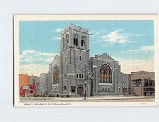 Postcard Trinity Methodist Church Lima Ohio USA