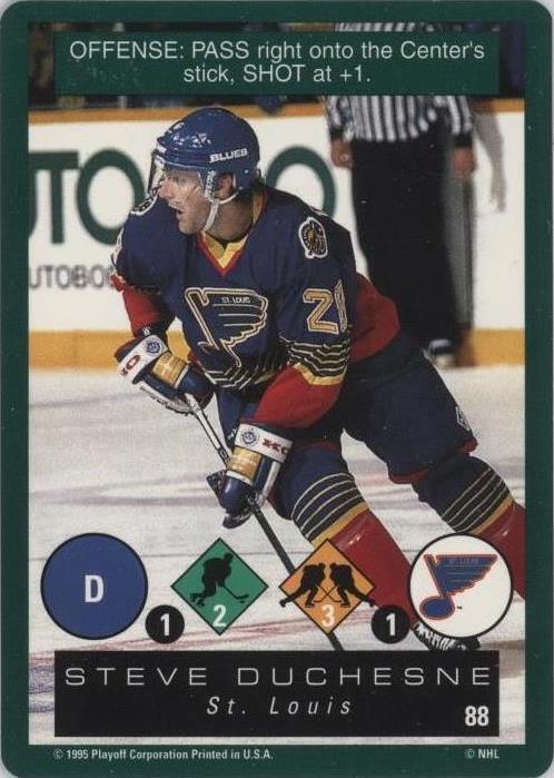 1995-96 Playoff One on One Challenge - Steve Duchesne #88 - 1 of 1