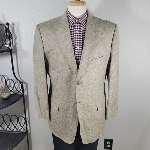 Blazer Isaia 100% Cachemire Marron - Taille 42R, Coupé Single-Breasted, Fabriqué à La Main En Italie, Neuf Sans étiquettes