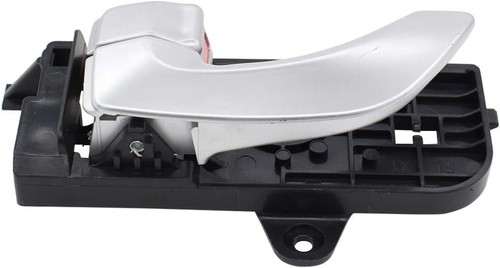 Manija de puerta interior plateada interior del lado del conductor para Hyundai Sonata delantera izquierda - Imagen 3 de 4