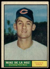 1961 Topps #191 Mike de la Hoz