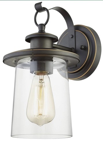 GRUENLICH Outdoor Wall Lantern, Wall Sconce as Porch Lighting Fixture