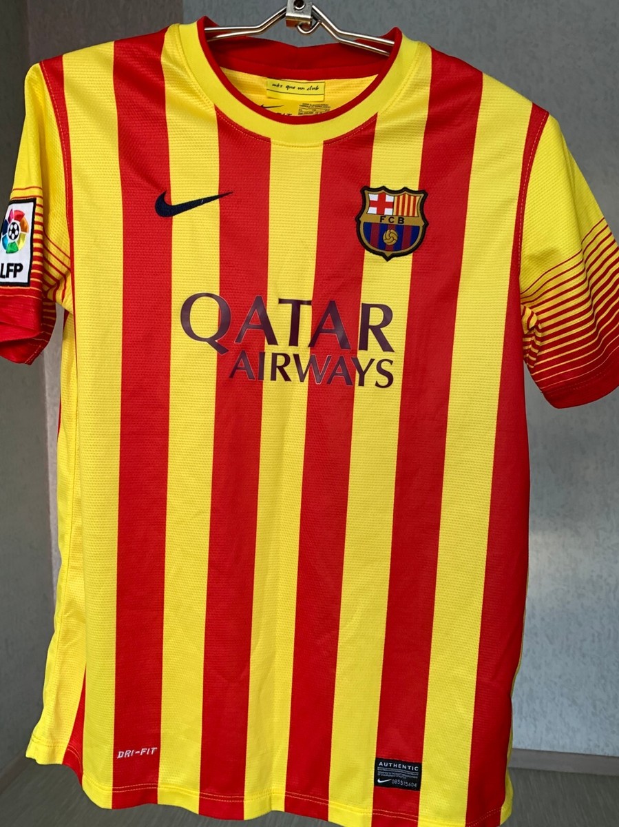 13-14 FC BARCELONA away NIKE XL 【公式通販】