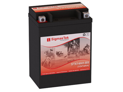 STX14AH-BS SLA Battery for Kawasaki KAF300, Mule 500, 520, 550 300CC All Years