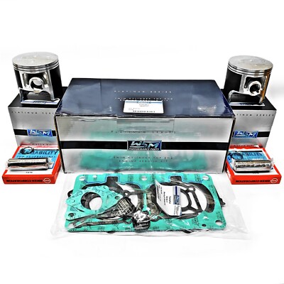 Top End Rebuild Piston Kit For Yamaha 700 61X - 1MM Over (82.00mm) - Fits WaveRunner VXR, SuperJet, Blaster & More