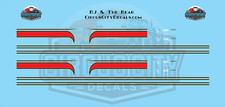 Calcomanías a escala 1:87 Kenworth K100 BJ & The Bear tractor/remolque HO