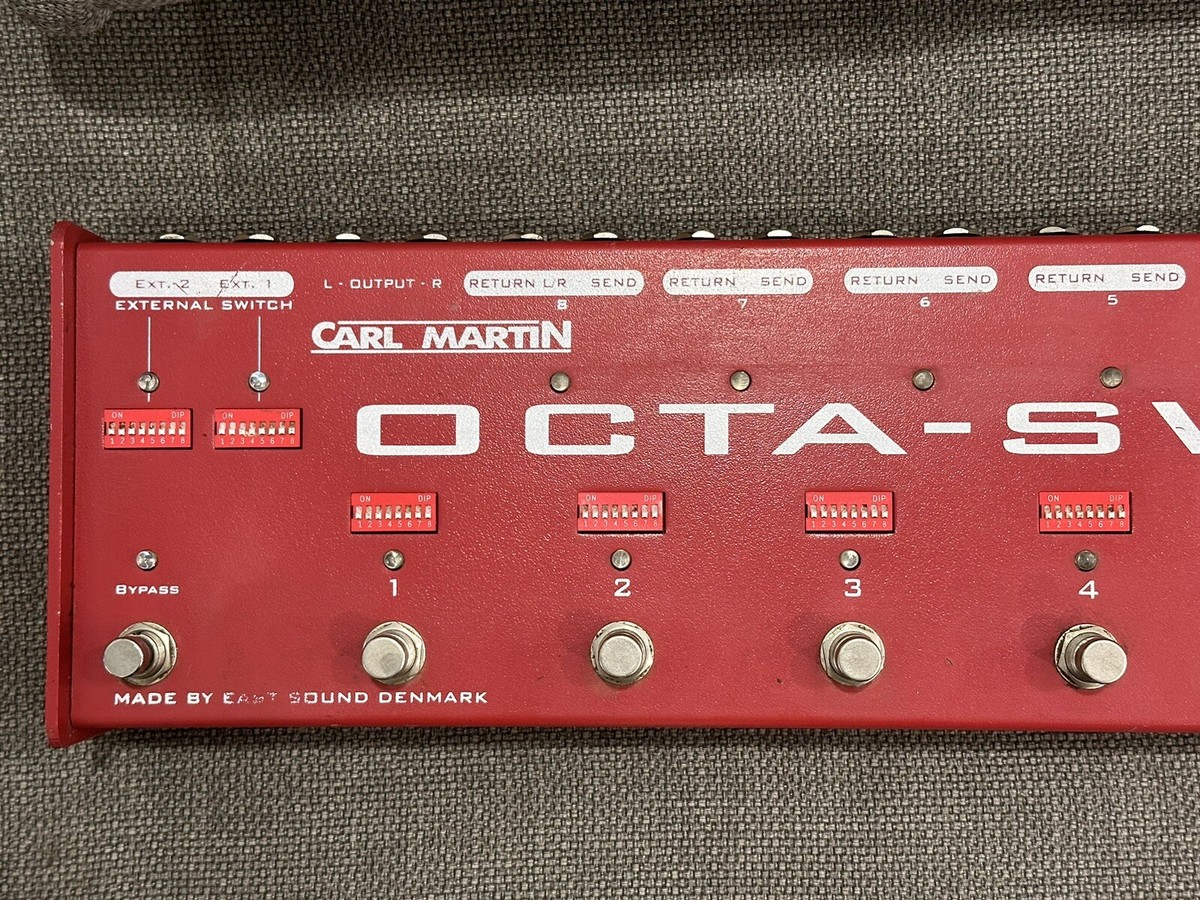 Carl Martin Octa-Switch mk2 Pedal Guitar Effect Switcher | eBay Carl Martin Octa-Switch mk2 Pedal Guitar Effect Switcher | eBay