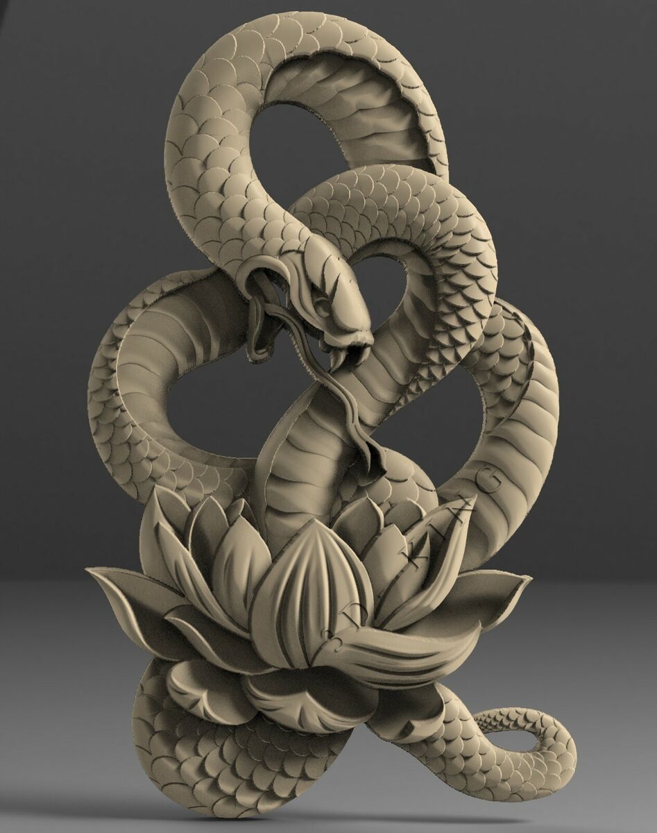 Snake 3D print model