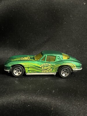 Hot Wheels 1963 Corvette Stingray Green Funky Speed 1:64 NEARMINT