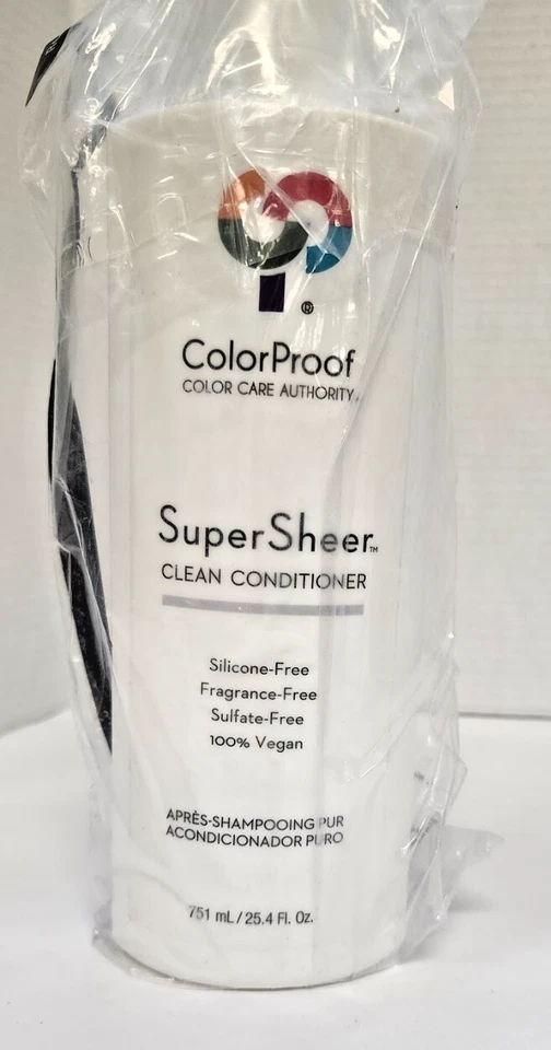 Colorproof Super Sheer Clean Conditioner ~ 25.4 Fl Oz ~ Silicone Free Vegan, New - Image 3 of 4