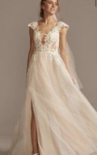 David  s Bridal - Galina signature Wedding Gown Sz 12