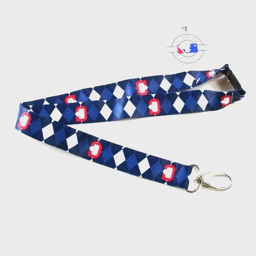 CLEVELAND INDIANS Argyle Pattern Style Lanyard MLB Licensed New NWT - Image 3 of 3