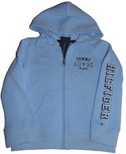 NWT Girls TOMMY HILFIGER Long Sleeve Zip-Up Hoodie Size 5 Super Cute FS: