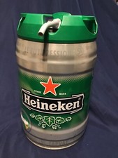 Mini barril vacío vintage Heineken