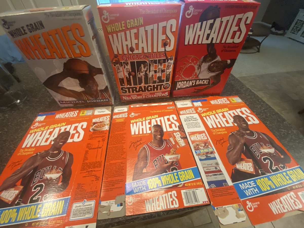 Michael Jordan and Chicago Bulls NBA Championship Wheaties Cereal