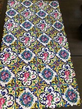 Excellent Table Cloth, Traditional Cultural Design, Washable Elegant 27 x 15"