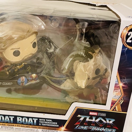 Funko Pop Rides Marvel Thor Goat Boat #290 con chorro de dientes Thor y molinillo de dientes - Imagen 3 de 6