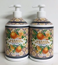 2 Bottles Home & Body Co. ~Orange Blossom Moisturizing Hand Soap 21.5 fl oz Each