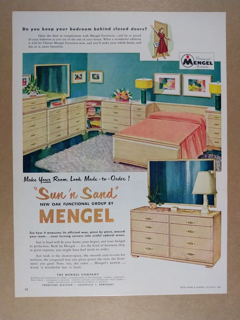 Vintage mcm bedroom set online