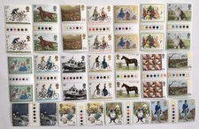 GB collection of 18 MNH Decimal Gutter Pairs With Traffic Lights