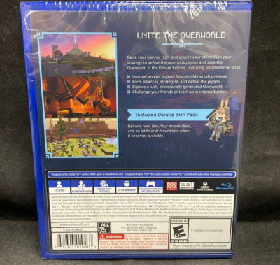 Minecraft Legends Deluxe Edition - PS4 - Comme Neuf - Boîte Ouverte