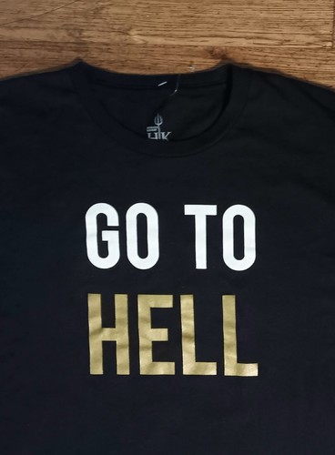 T-shirt Gordon Ramsay Go To Hells Kitchen nuova senza etichette promo TV ristorante cibo - Foto 4 di 7