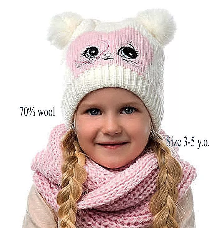Pom pom cheap hat and scarf