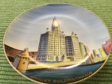 Wrigley Building Chicago 6 inch Plate made in Japan