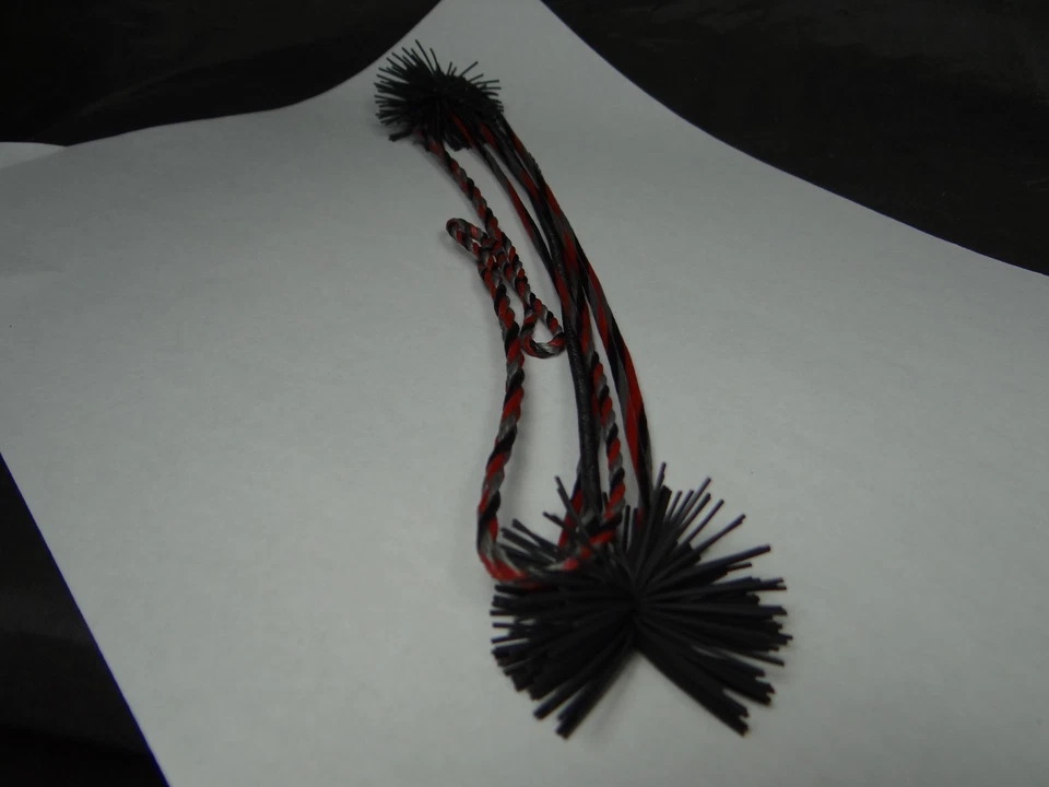 NEW FLEMISH BCY X RECURVE BLACK, RED AND GRAY 3 COLORS 60 INCH BOW STRING $19.99 - Image 2 of 4