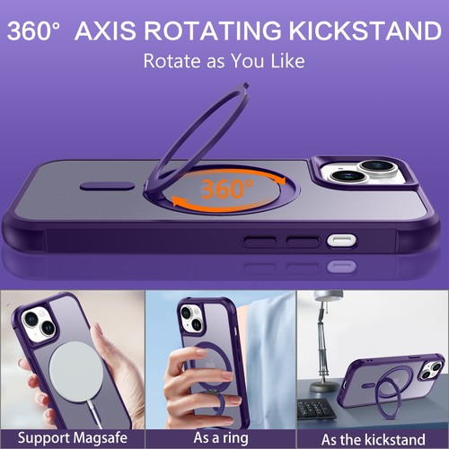 Funda para iPhone 16/15/14/13/12/11 Pro Max pesada a prueba de golpes con soporte magnético cubierta - Imagen 626 de 751