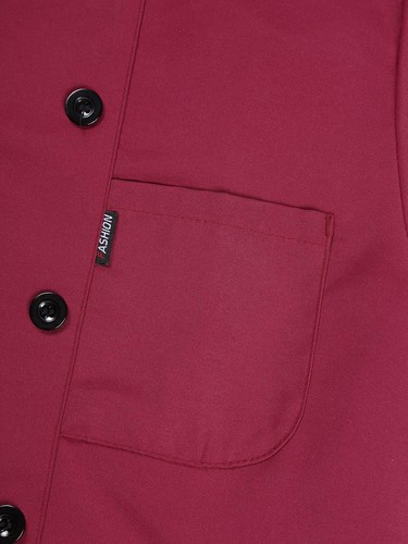 Men Women Chef Jacket Professional Cooking Coat Canteen Hotel Restaurant Work - Picture 79 of 95