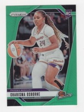 2024 PANINI WNBA PRIZM BASKETBALL GREEN PRIZM RC CHARISMA OSBORNE MERCURY #65