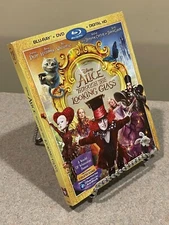 Alice Through the Looking Glass (Blu-ray + DVD w/Slipcover) in Wonderland 2