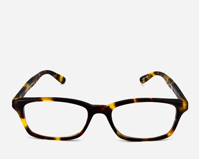 NORMAN CHILDS SUPER DAVE MTO Tortoise Brown Rectangle Eyeglasses 52-19-145 B:32 