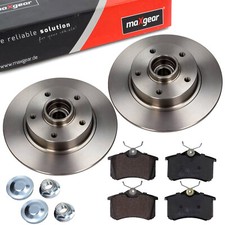 MAXGEAR Bremsscheiben Bremsbeläge Hinten für RENAULT MEGANE III