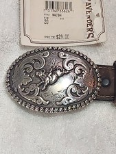 Child's Western Style Nocona Belt And Buckle Size 20 Child New With Tags
