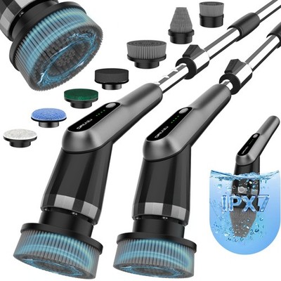 Dreazu Pro Electric Spin Scrubber, 10-in-1 Shower Scrubber & Retractable Long...