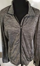 Danskin Now Athletic Wear Zip Up Thumb Holes Front Pockets