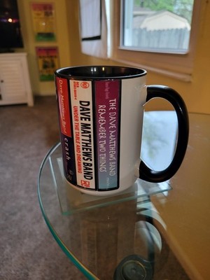Orca Coatings Dave Matthews Band Ceramic Coffee Mug 11 oz Music Theme Black