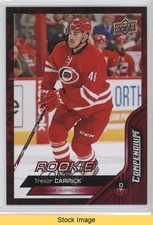 2016-17 Upper Deck Compendium Rookies Red Trevor Carrick #588 READ r4d