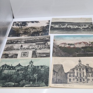 6 historical postcards Weißenburg County Gunzenhausen