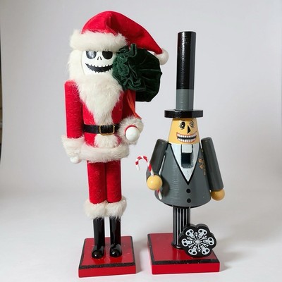 Nightmare Before Christmas Nutcracker Christmas/holiday Set Jack & MAYOR New