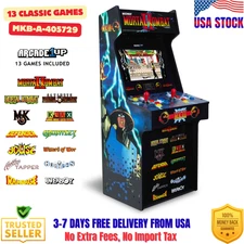 Arcade1Up Mortal Kombat II Classic SE Arcade Machine – 4 - Foot Cabinet, 13 Clas
