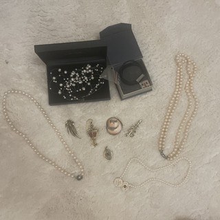 Schmuck Konvolut – Modeschmuck echte Perlen und Silber