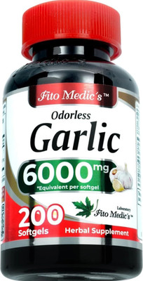 Garlic Pills  Garlic Oil Odorless Formula for Heart, Digestion & Immune Support.