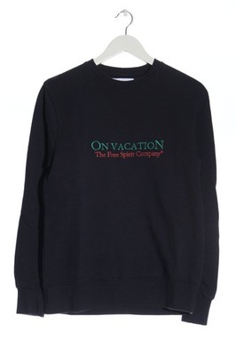 ON VACATION Sweatshirt Damen Sweat Gr. DE 36 blau Casual-Look