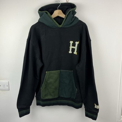 Huf Pullover Herren Medium Hoodie Sweatshirt Logo Skater Varsity Skateboard Sideline