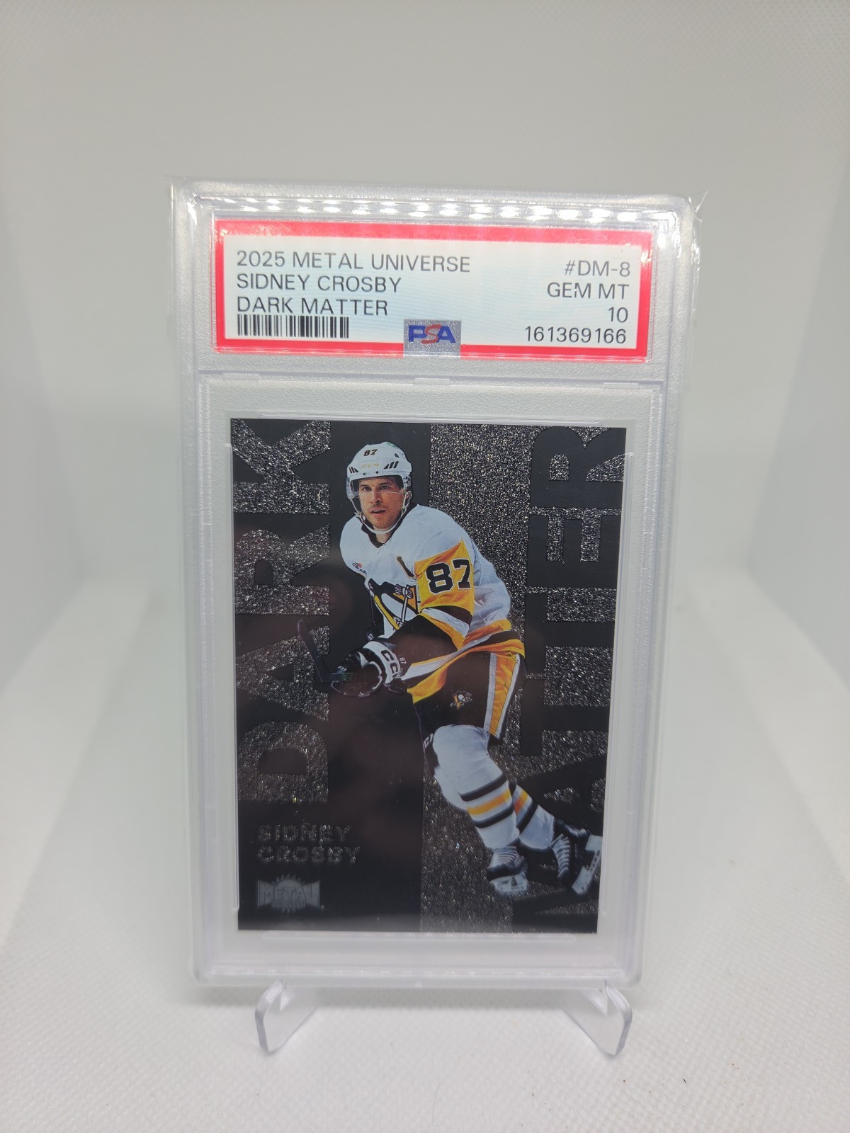 2025 Metal Universe Sidney Crosby Dark Matter PSA 10